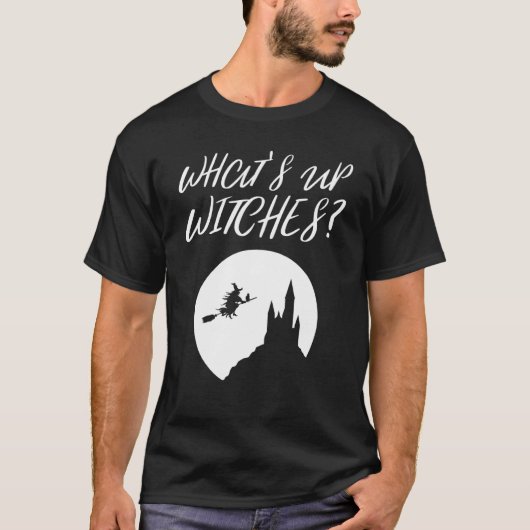Wat's Op Heksen Halloween T-shirt (Voorkant)