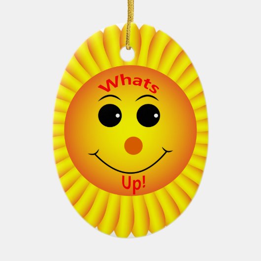 Wat's Up ! Keramisch Ornament (Voorkant)