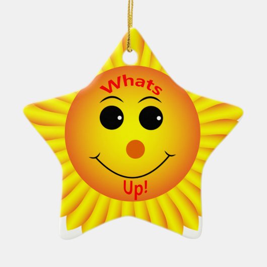 Wat's Up ! Keramisch Ornament (Voorkant)