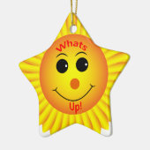 Wat's Up ! Keramisch Ornament (Links)