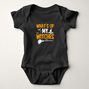 Wat's Up Mijn Heksen Halloween Romper
