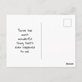 Watsoever Onze Ziel Ook Mogelijk Is, Emily Bronte Briefkaart (Achterkant)