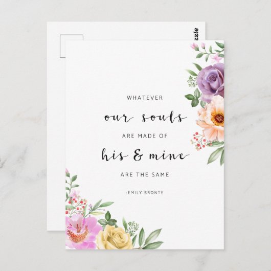 Watsoever Onze Ziel Ook Mogelijk Is Gemaakt Van, E Briefkaart (Voorkant / Achterkant)