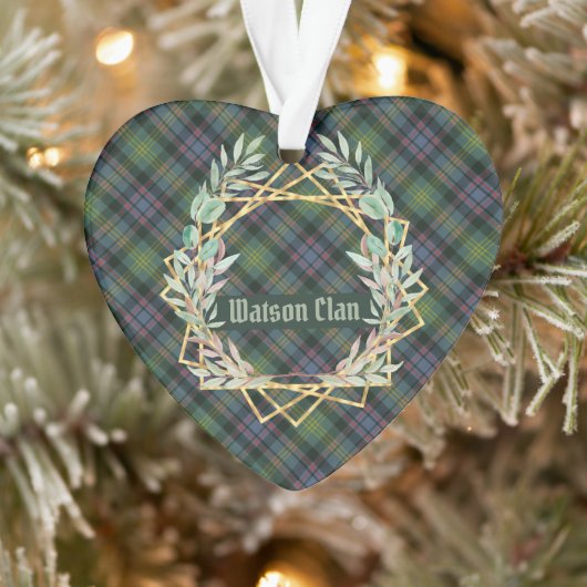 Watson Ancient Original Scottish Tartan Ornament (Boom)