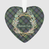 Watson Ancient Original Scottish Tartan Ornament (voorkant)