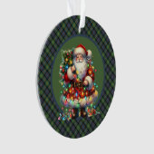Watson Ancient  Scottish Tartan Christmas Ornament (voorkant)
