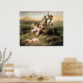 Watson en de haai, door John Singleton Copley Poster (Keuken)