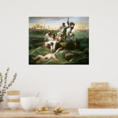 Watson en de haai poster (Keuken)