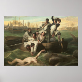 Watson en de haai van John Singleton Copley Poster
