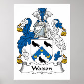 Watson Family Crest Poster (Voorkant)