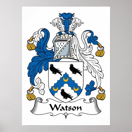 Watson Family Crest Poster (Voorkant)