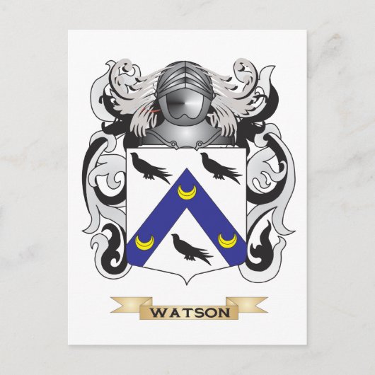 Watson Family Crest (wapenschild) Briefkaart (Voorkant)