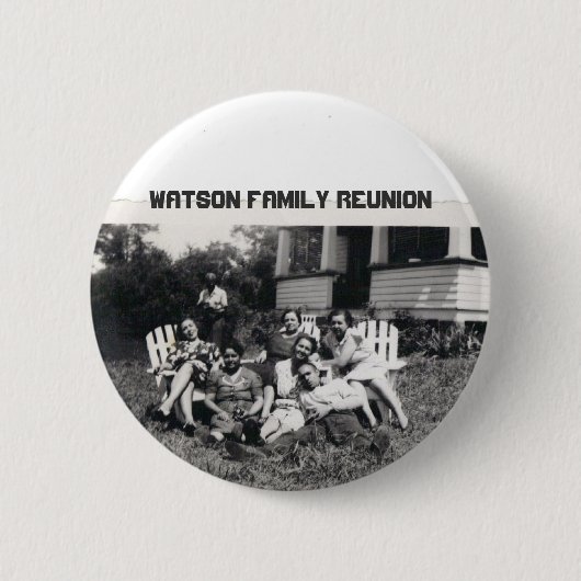 Watson Family Reunion Ronde Button 5,7 Cm (Voorkant)