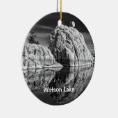 Watson Lake Monumental Rock Keramisch Ornament (Rechts)