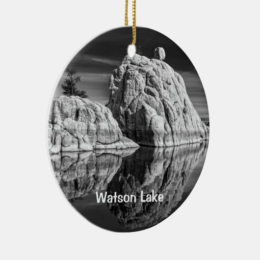 Watson Lake Monumental Rock Keramisch Ornament (Rechts)