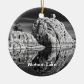 Watson Lake Monumental Rock Keramisch Ornament (Voorkant)