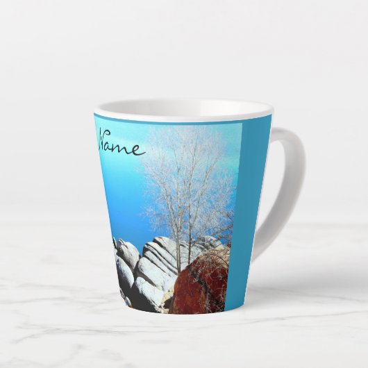 Watson Lake shoreline Thunder_Cove Latte Mok (Rechterhoek)