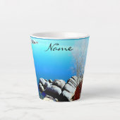 Watson Lake shoreline Thunder_Cove Latte Mok (Voorkant)