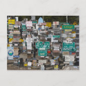 Watson Lake Sign Post Forest Briefkaart (Voorkant)