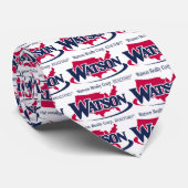 watson logo, watson logo, watson logo, watson l... stropdas (Opgerold)