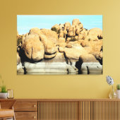 watson-meer graniet-gesteente omwikkeld canvas (Insitu (Woonkamer))