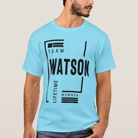 Watson Persoonlijke naam Birthday Gift T-shirt (Voorkant)