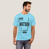 Watson Persoonlijke naam Birthday Gift T-shirt (Voorkant volledig)