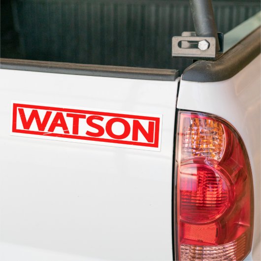 Watson Stamp Bumpersticker (Op Truck)