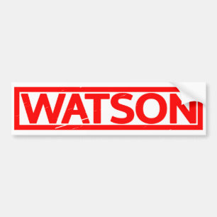 Watson Stamp Bumpersticker
