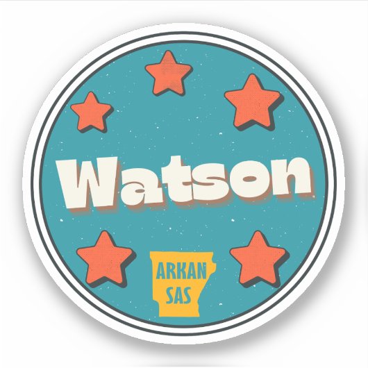 Watson, Sticker van Arkansas (Voorkant)
