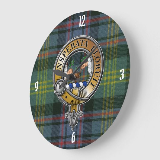 Watson Tartan & Badge Grote Klok (Hoek)