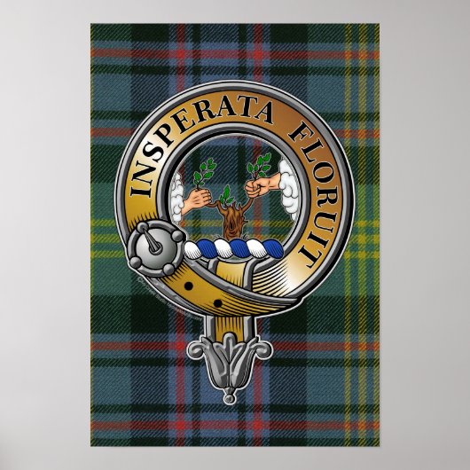 Watson Tartan & Badge Poster (Voorkant)