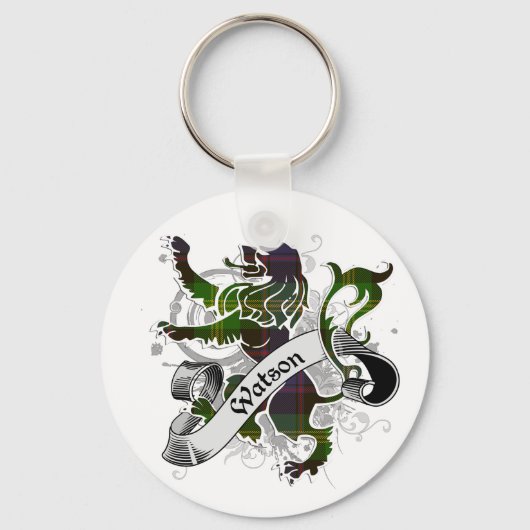 Watson Tartan Lion Sleutelhanger (Voorkant)
