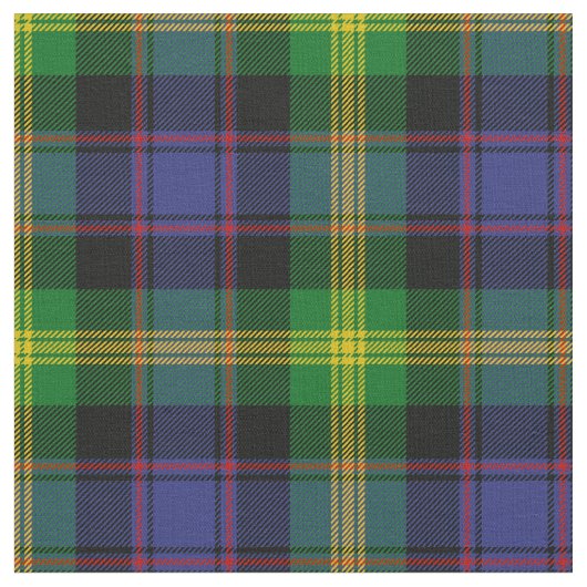 Watson Tartan Print Stof (Close Up)