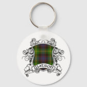 Watson Tartan Shield Sleutelhanger (Voorkant)