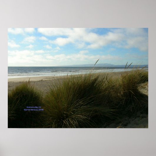 Watsonville Beach Print - Selecteer uw Lijst (Voorkant)