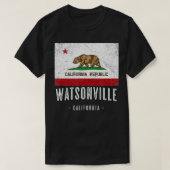 WATSONVILLE California Cali City Souvenir CA Fl T-shirt (Design voorkant)