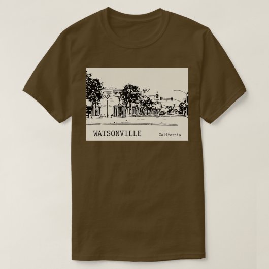 Watsonville California TShirt 1 (Design voorkant)
