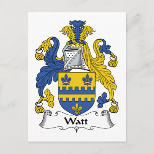 Watt Family Crest Briefkaart
