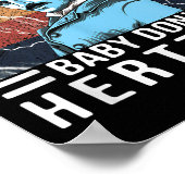 Watt Is Love Baby Don't Hertz Me Nikola Tesla Vint Poster (Hoek)