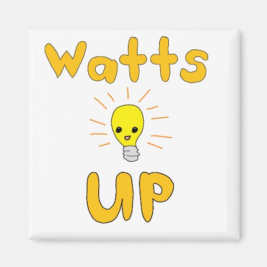 Watt omhoog magneet (Voorkant)