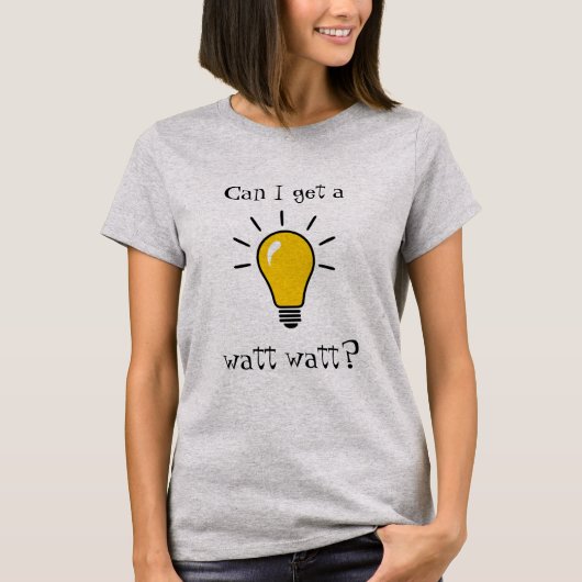 watt-shirt t-shirt (Voorkant)