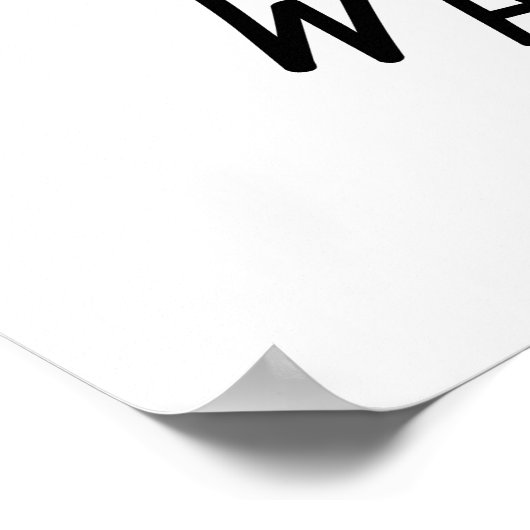 Watt-up Funny Light Bulb Pun Poster (Hoek)