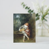 Watteau, Jean-Antoine Art Briefkaart (Staand voorkant)