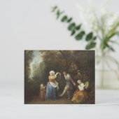 Watteau, Jean-Antoine Art Briefkaart (Staand voorkant)