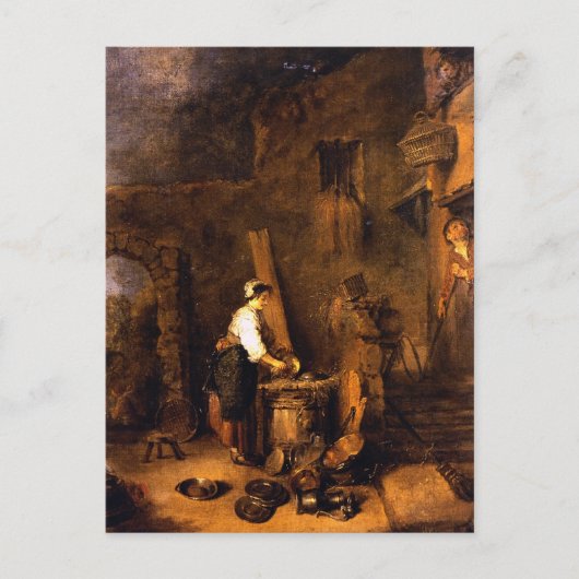 Watteau, Jean-Antoine Art Briefkaart (Voorkant)