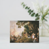 Watteau, Jean-Antoine Art Briefkaart (Staand voorkant)