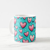 Wattebol Love Koffiemok (Voorkant links)