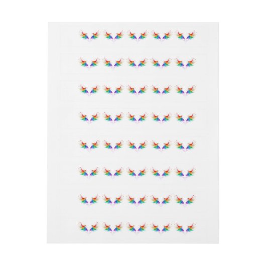 Wattebol Regenboog Vleugels (Vel)