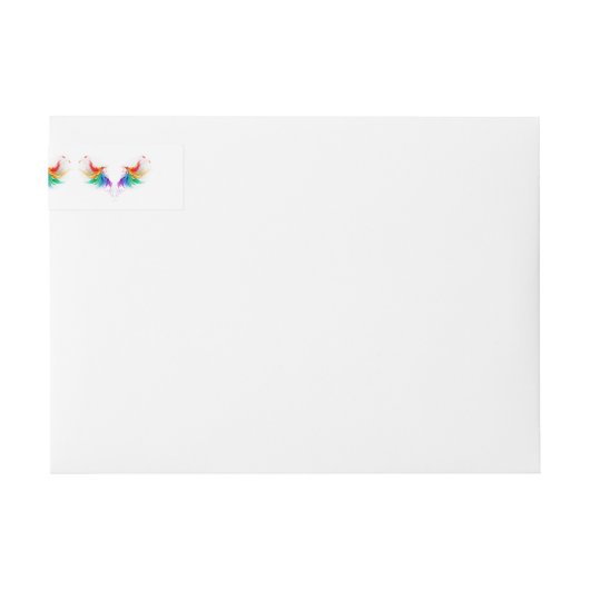 Wattebol Regenboog Vleugels (Voorkant)